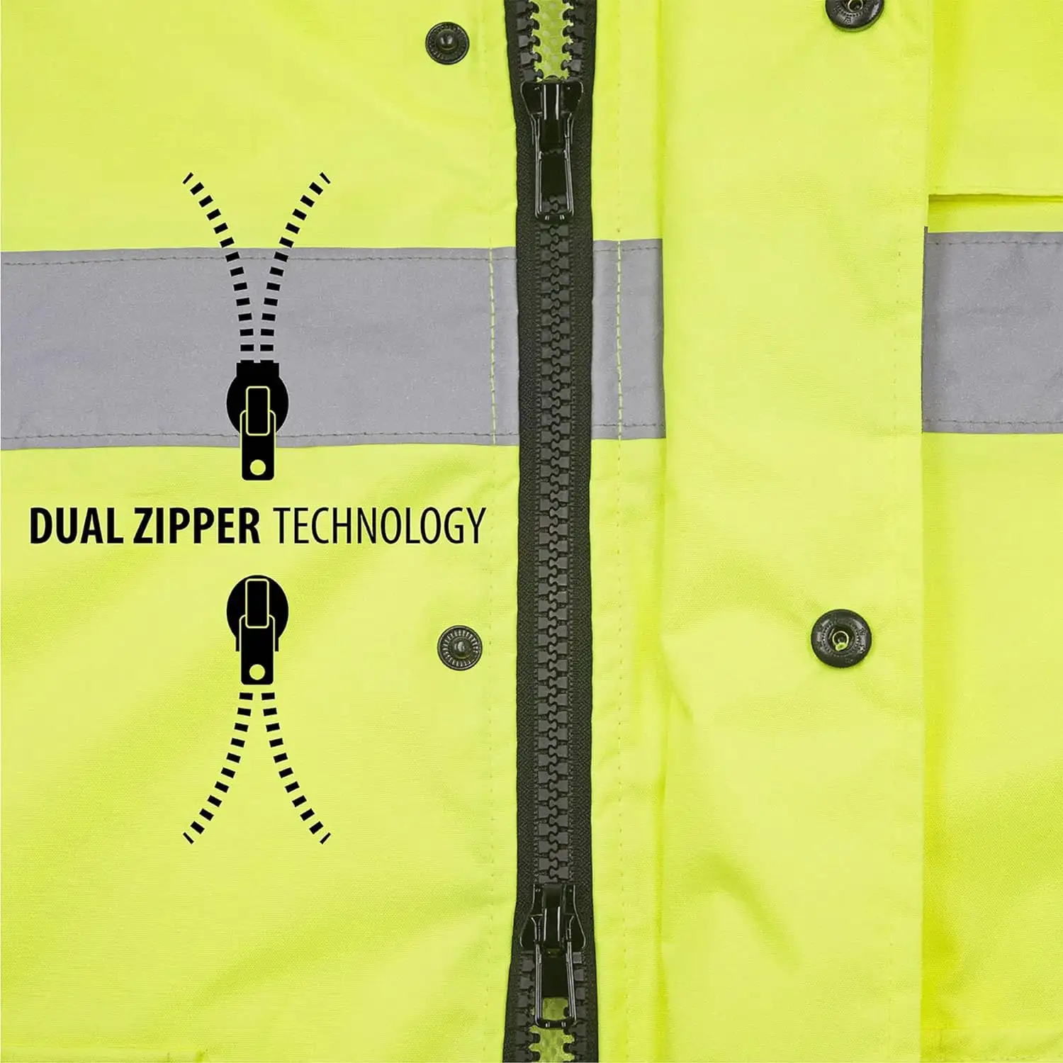 JORESTECH Safety Rain Jacket Waterproof Reflective High Visibility_ - 81qluwpxfql._sl1500_
